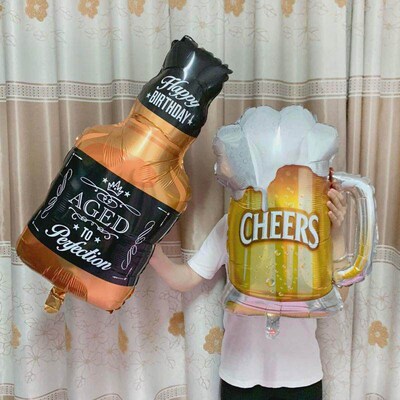 Big Helium Balloon Champagne Goblet Balloon Wedding Birthday