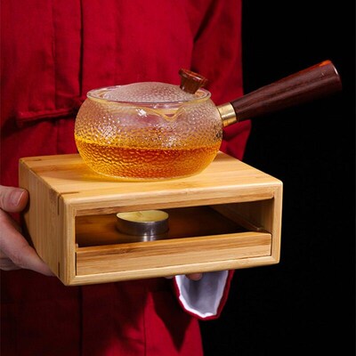 Bamboo Tea Warmer Candle Heating Holder Japanese-style Therm
