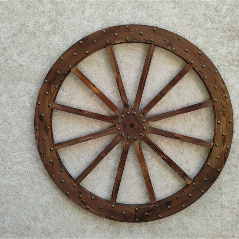 酒吧背景墙装饰道具实木质挂件木轮子复古木头马车车轱辘,家居饰品,其他工艺饰品,淘宝优惠券,粉丝福利购,淘宝优惠卷
