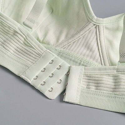 New Cotton Underwear Womencup Bra Wireless Gathered Comfort