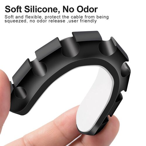 Silicone Cable Organizer  USB Cable Holder Flexible Cable Wi