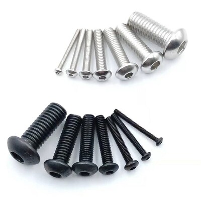 5-50pcs ISO7380 M2 M2.5 M3 M4 M5 M6 M8 304 A2 Round Stainles