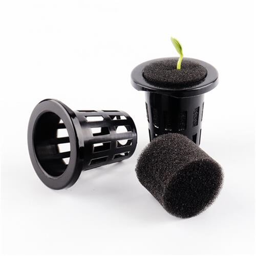 100pc Black Rooting Sponge Hydroponics Block Cloning Collar