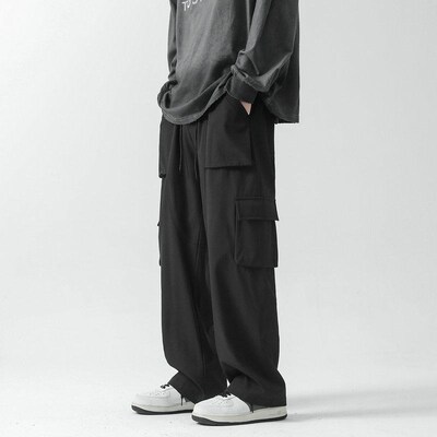 Streetwear Black Mens Harem Joggers Pants Men Cargo Pants 20