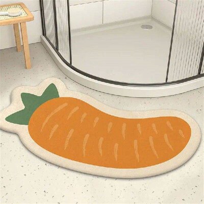 Bathroom Shower Room Entrance Mat Bathroom Suction Curved