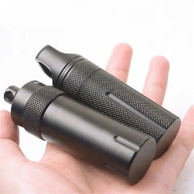 1/2PCS Aluminum EDC Survival Kit Waterproof Seal Bottle