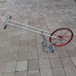 手推耘锄 人力微耕机手推锄人力松土器能调节高低 实心轮胎