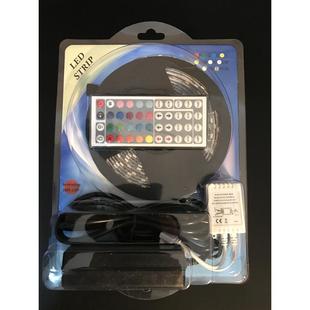 5050RGB LED灯条灯带套装60灯每米 5050滴胶防水七彩44按键带电源