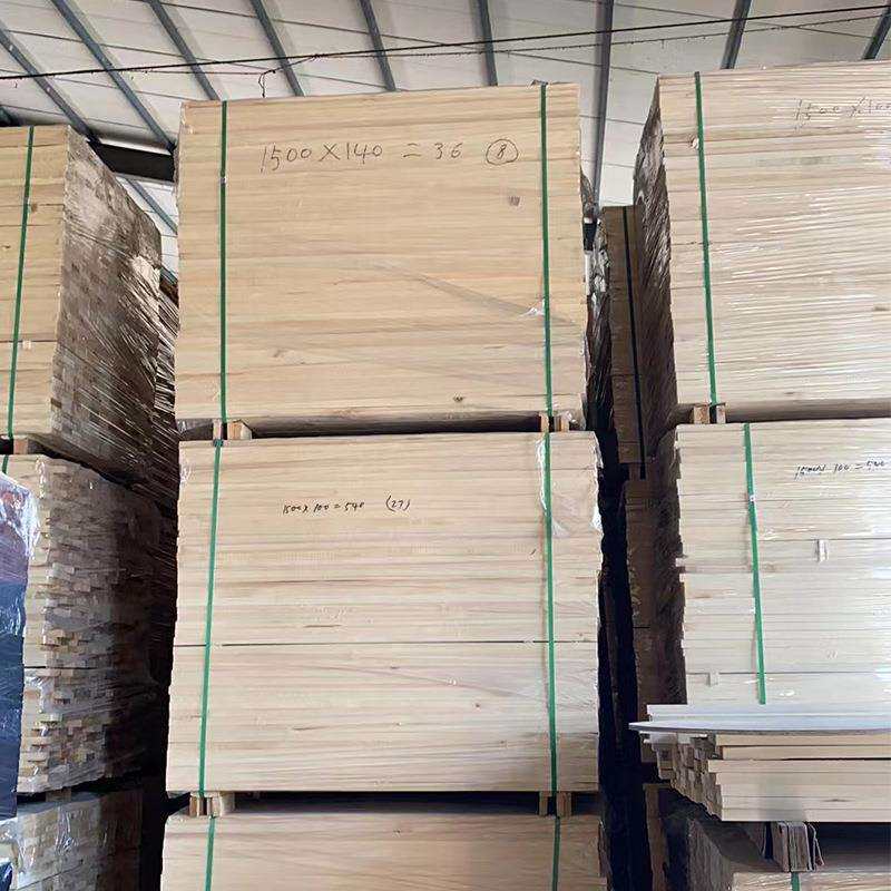 桐木板桐木直拼板家具橱柜装修用板 桐木材料家具实木板厂家
