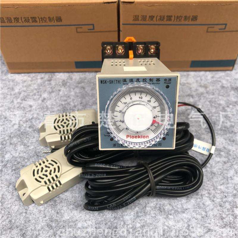 配控电气温度控制器WSK-SH(TH)温湿度凝露自动调节器控制仪升温型
