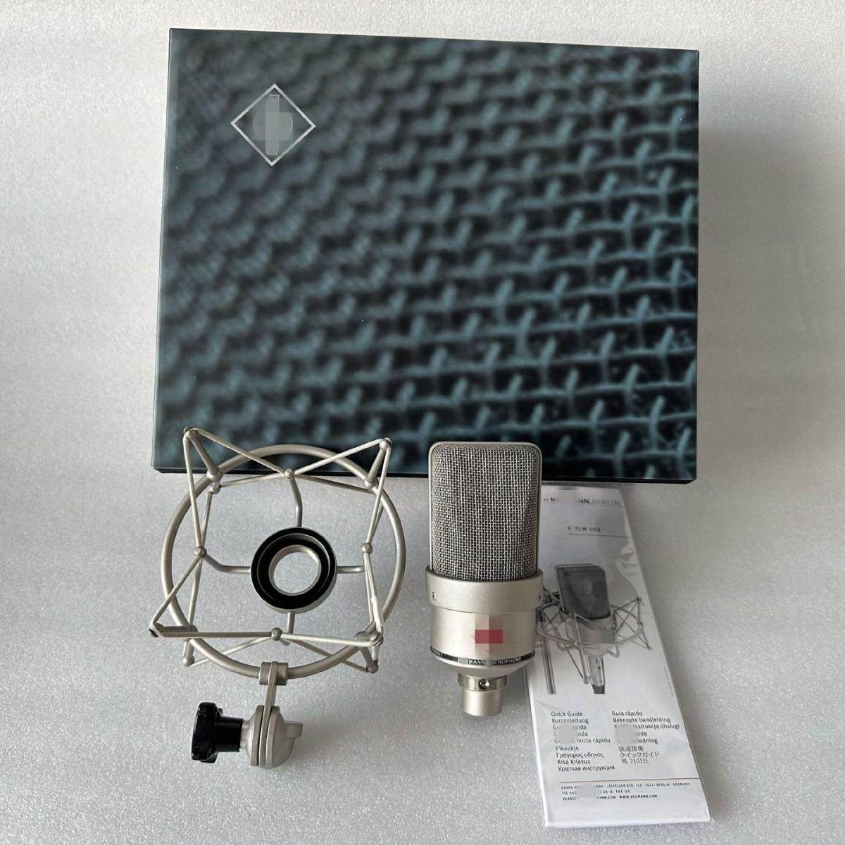 TLM103专业有线电容话筒主播直播录音棚电脑家用套装黑色麦克风