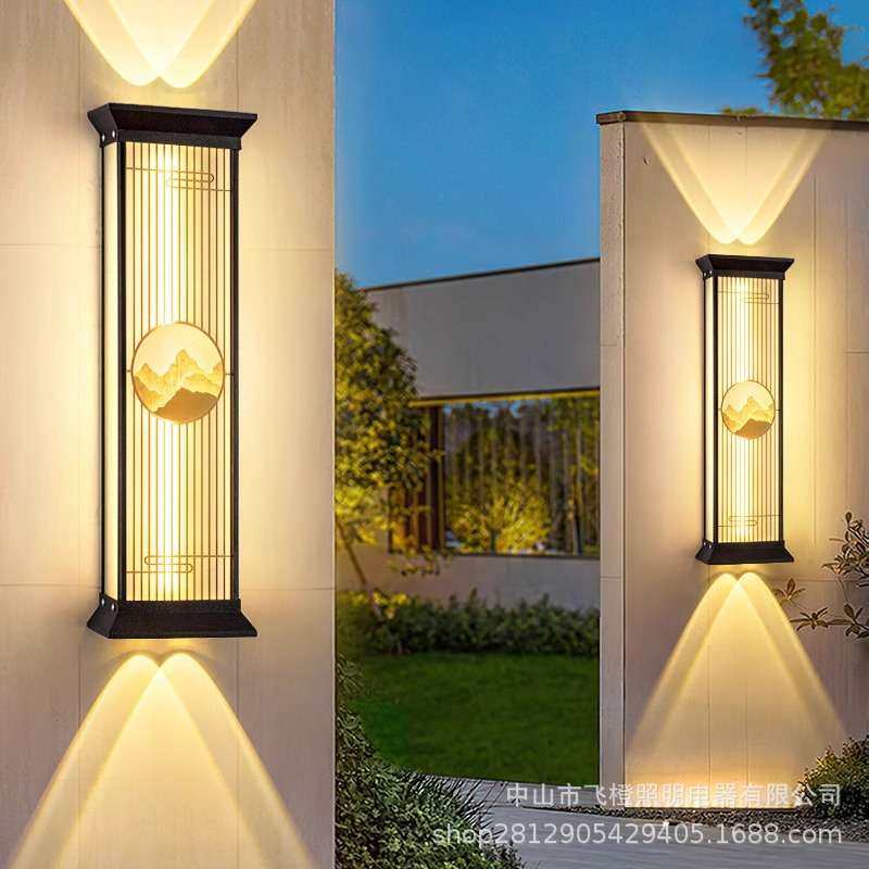 室外防水壁灯中式别墅入户大门上下发光射灯室外庭院阳台洗墙射灯,3C数码配件,其它配件,淘宝优惠券,粉丝福利购,淘宝优惠卷