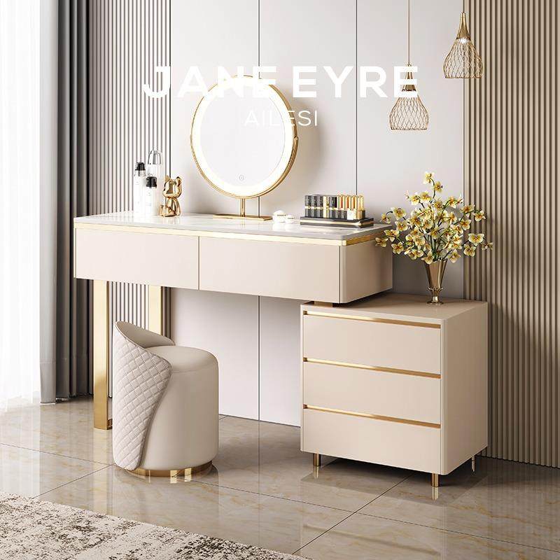 轻奢化妆桌书桌现代收纳柜一体新款卧室简约化妆台高级岩板梳妆台,鲜花速递/花卉仿真/绿植园艺,割草机/草坪机,淘宝优惠券,粉丝福利购,淘宝优惠卷