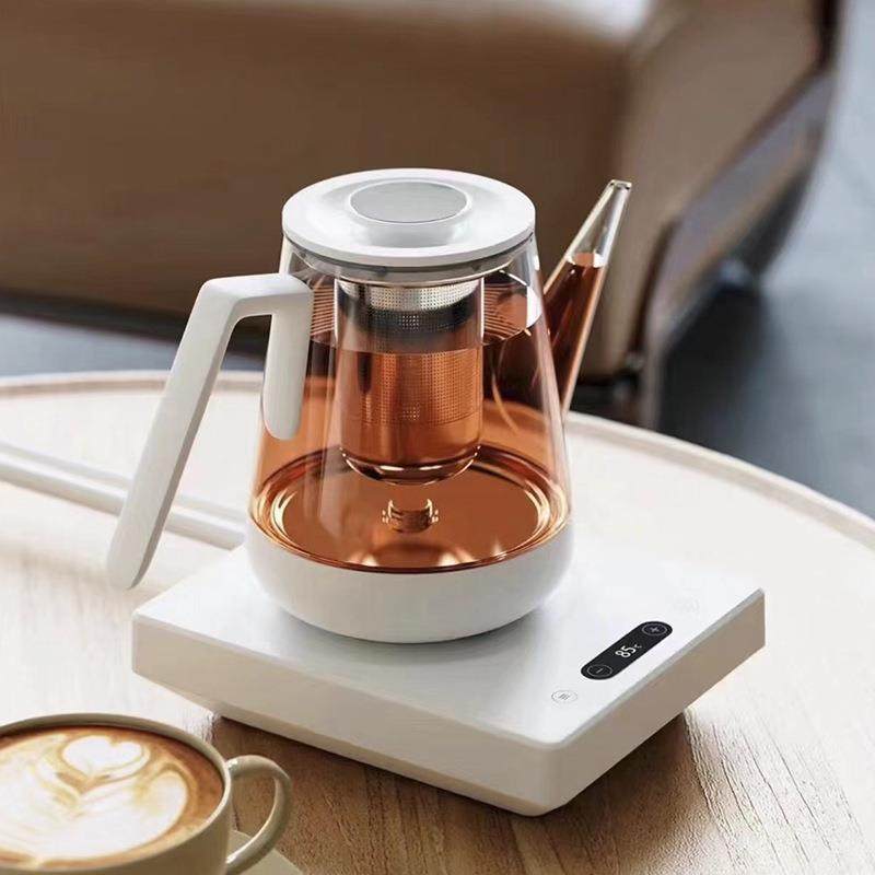 小坐全自动电热玻璃煮茶壶内胆智能家用烧水壶底部自动上水恒温壶