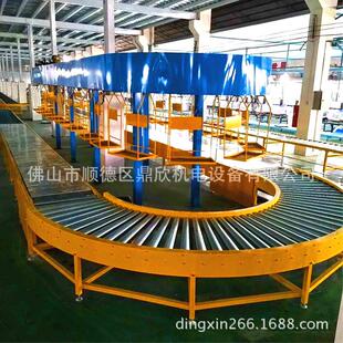 环形滚筒流水线组装生产线手动滚筒输送线电器包装输送机厂家