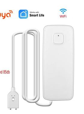 涂鸦WIFI漏水报警器WIFI水浸报警器TUYA水位报警器现场声音报警