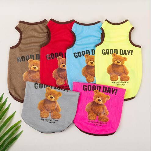 宠物狗狗衣服夏季薄款猫咪防掉毛夏天背心小型犬泰迪比熊博美夏装