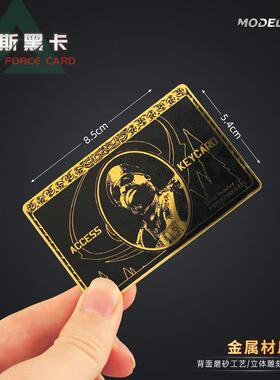 三角洲行动游戏周边合金房卡赛伊德黑卡金属钥匙游戏启动卡