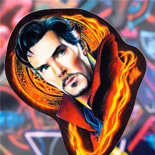 30PCS Neon Superhero Avenger Stickers Sets For Guitar