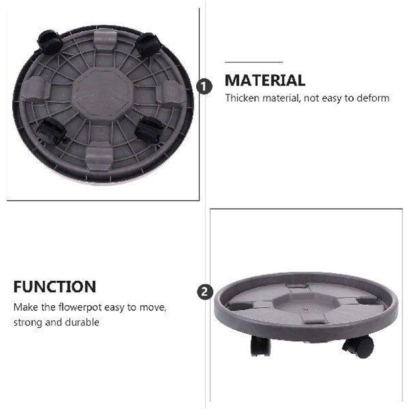 Thick Mobile Pallet Universal Wheel Rack Movable Plant Pot