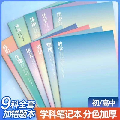 Back-to-school stationery set for high school students, incl