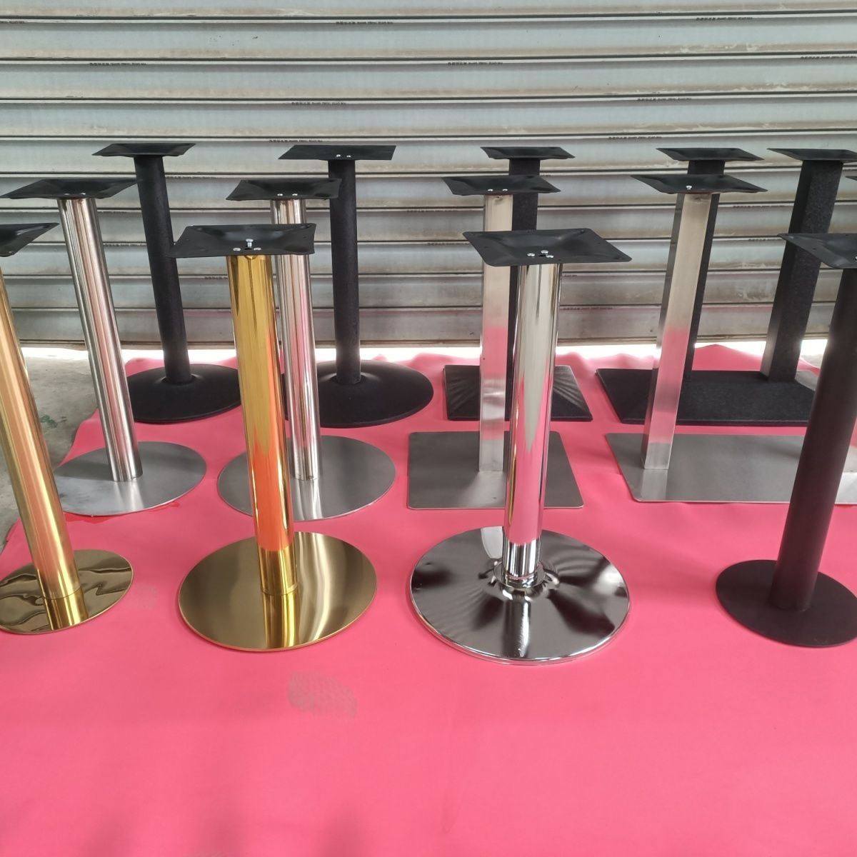 不锈钢电镀铝合金铁艺桌脚桌腿吧台脚铸铁底盘餐桌支架桌子腿,商业/办公家具,台脚台架/家具支架,淘宝优惠券,粉丝福利购,淘宝优惠卷