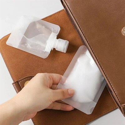 3 ize 30-100ml Lotion Dipener Bag Travel Reuable Pouche Sham