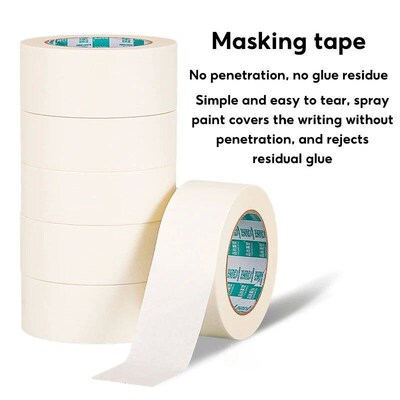 10m Long Masking Tape Beige Car Painting Car House Oil Paint