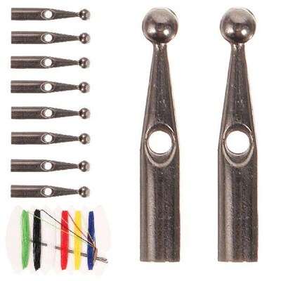 10 Pcs Umbrella Tail Beads Long Handle Repair Parts