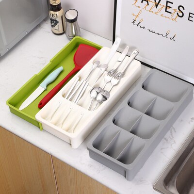 Retracle Kitchen Storage Rack Drawer Finishing Box Tableware