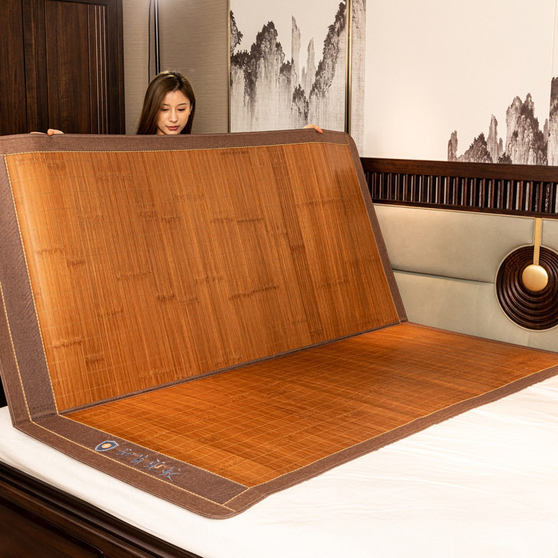 母婴级类凉席夏季碳化竹席面藤席可折叠家用草席学生宿舍席子,床上用品,竹席,淘宝优惠券,粉丝福利购,淘宝优惠卷