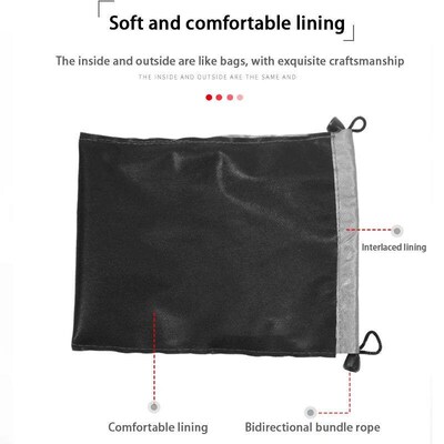 Waterproof Drawtring Bag Headet Data Cable Pouch Dut Bag Coi