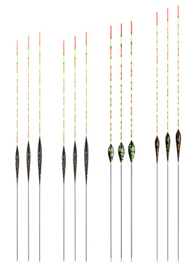 达摩浮漂新款纳米鱼漂PC01枣核型高灵敏1目加粗醒目混养钓鱼浮标