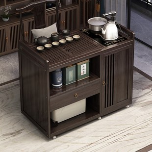 茶几客厅202新款茶桌家用小茶台可移动茶水柜多功能茶吧机非实木
