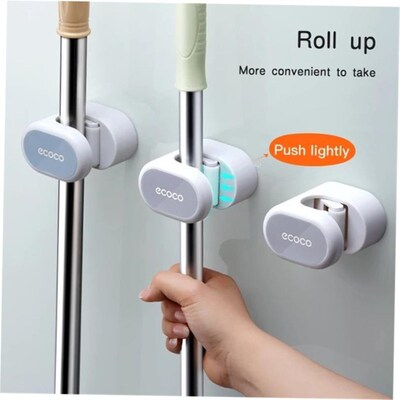 Mop Broom Holder Wall Mounted Mop Holder Hanger Mop Hook
