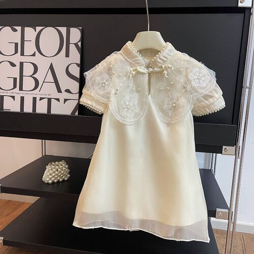 Girls Dress Summer Childrens Cheongsam Princess Dress New T
