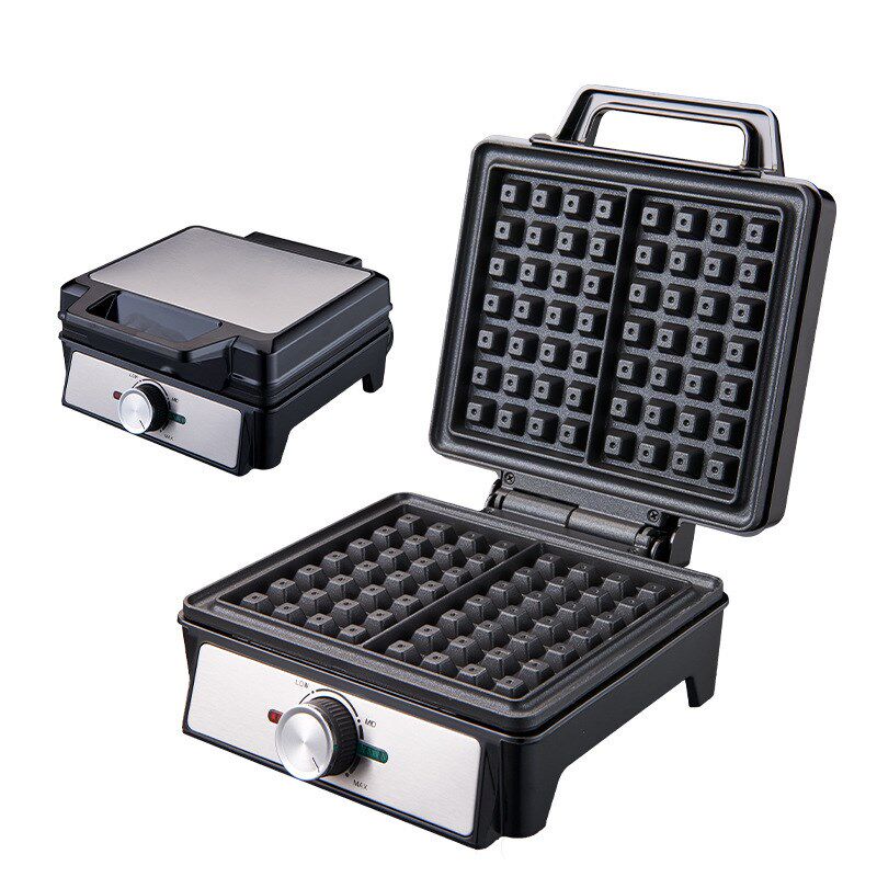 Waffle Cake Maker 华夫饼机板两片吐司面包早餐机电饼铛双面加热