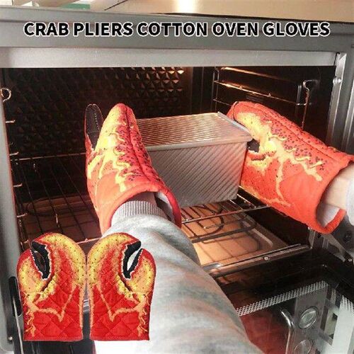 3D Claw Thickening Oven Gloves Kitchen Cooking Insulated