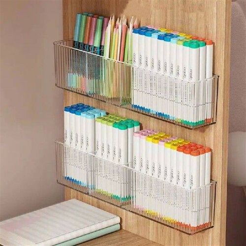 Quality 3 Girds Marker Holder Large Capacity Wall-Mounted