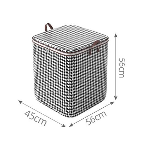 Quilt Bins Container Fabric Storage Boxes with Lids Houndsto