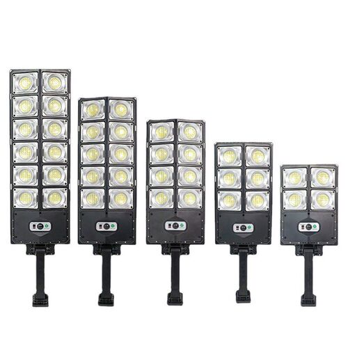 Solar dual row path lights integrated sensing courtyard ligh
