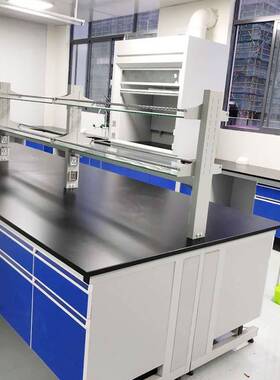 PP实验室台全钢不中央试BTGM验台钢木实验钢室边台锈实验工作台