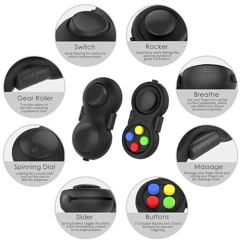 Fidget Pad Controller Finger Toy Antisress Hand Anti Sress G