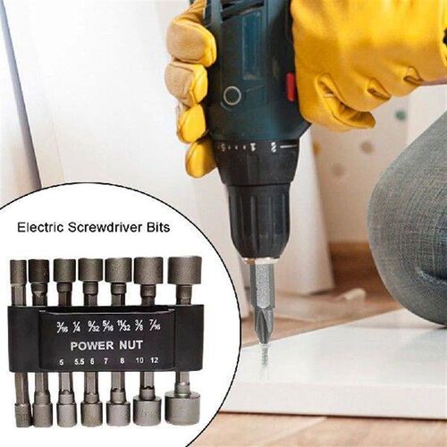 9/14 Pcs/Set Electric Wind Batch 5mm-13mm Metric Imperial