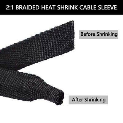 Braided Cable Sleeve Heat Shrinkable Tube Insulating