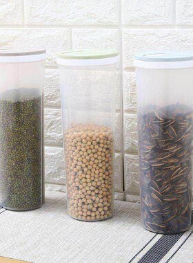 Kitchen Noodle Box Plastic Bottle Transparent Sealing Jar Gr