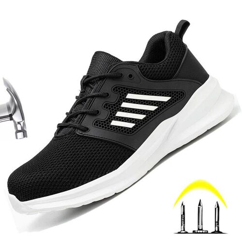 Work Safety Shoes Men Lightweight Indestructible Work Sneake