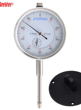 0-10/25/30mm Dial Indicator 0.01mm Resolution Gauge Shockpro