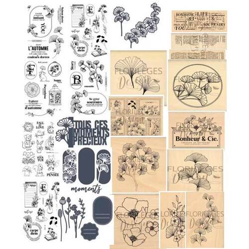 2025   NEW  Frenc  Transparent Clear Silicone Stamp/Seal for