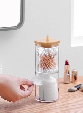 Makeup Cotton Pad Organizer Storage Box For Cotton Swab Rod